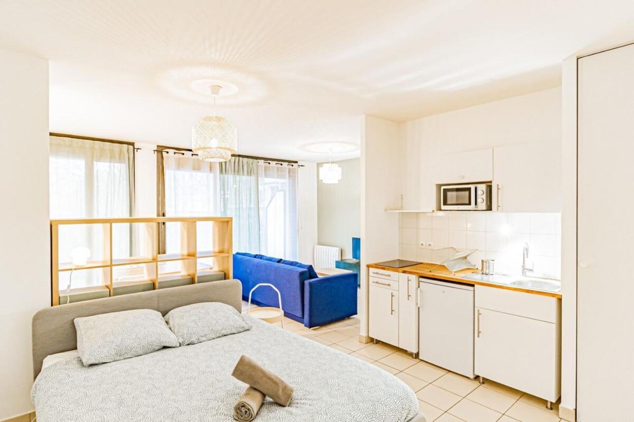 Le Petit Kaplan-Studio Cosy Avec Terrasse Lyon Dış mekan fotoğraf